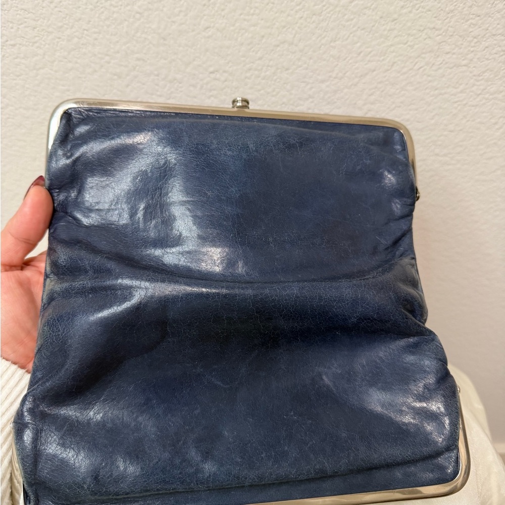 HOBO Midnight Blue Leather Wallet - Picture 3 of 7